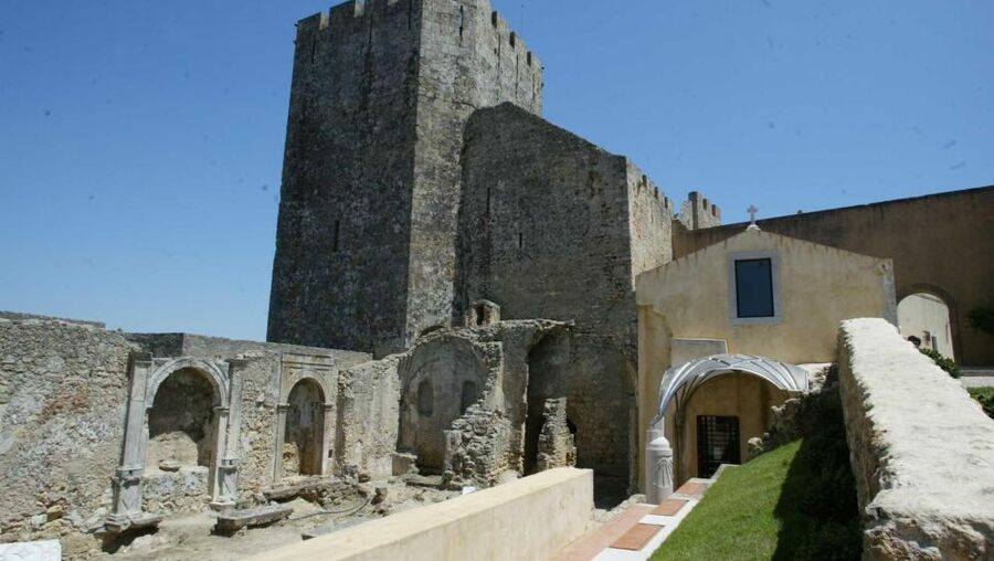 Inside of Palmela's Castle