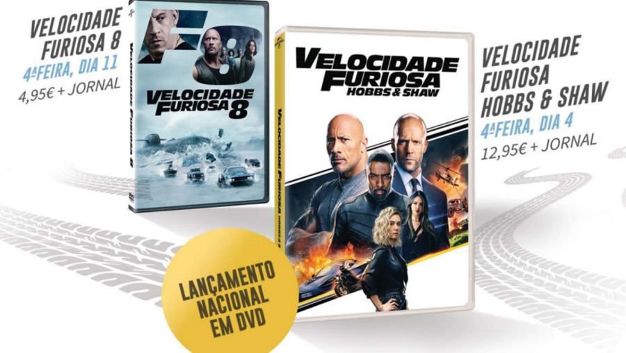 DVD Velocidade Furiosa Hobbs and Shaw e 8